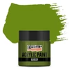 Lesklá akrylová farba Pentart, 50 ml – olivová