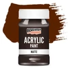 Matná akrylová farba Pentart, 100 ml - tmavohnedá