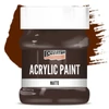 Matná akrylová farba Pentart, 230 ml - tmavo hnedá