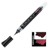 Štetcový popisovač Pentel Dual Metallic Brush Pen, XGFH-DAX, čierno-metalický červený