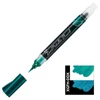 Štetcový popisovač Pentel Dual Metallic Brush Pen, XGFH-DDX, zeleno-metalický modrý