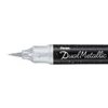 Štetcový popisovač Štetcový popisovač Pentel Dual Metallic Brush Pen, XGFH-DZX, strieborný