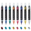 Štetcový popisovač Pentel Dual Metallic Brush Pen, XGFH-DFX, oranžovo-metalický žltý