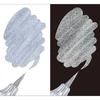 Štetcový popisovač Štetcový popisovač Pentel Dual Metallic Brush Pen, XGFH-DZX, strieborný
