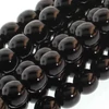 Reťaz českých sklenených korálikov tekla, 6 mm, 75 ks - Black