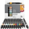 Sada obojstranných alkoholových popisovačov ProMarker - 12+1 ks, Manga Set 2