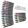 Sada obojstranných alkoholových popisovačov ProMarker – 25+1 ks, modern lettering, v puzdre na zips