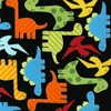 Obraz 1/2 - Patchworková tkanina - Robert Kaufman - Urban Zoologie AAK-11506-195 bright