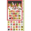 Patchworková tkanina - Makower - Christmas 22 Reprint Yappy Dogs 2368-1 Advent, Panel, 60cm