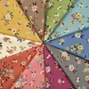 Patchworková tkanina - Tilda Chic Escape - Daisyfield ginger 110056
