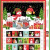 Obraz 3/4 - Patchworková tkanina - Makower - Christmas Santa Paws Cats advent 2477-1 Panel, 60cm