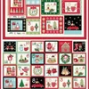 Obraz 3/4 - Patchworková tkanina - Makower - Christmas 23 Advent Cosy  2574-1 Panel, 60cm