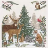 Obraz 4/7 - Patchworková tkanina - Moda - Woodland Winter by Deb Strain 56099-11 Panel, 60 cm