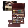 Sada olejových farieb Talens Rembrandt, Master - 10x15 ml + 12x40 ml + 2x60 ml + doplnky, v drevenej krabičke