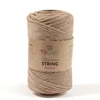 Macramé priadza, ReTwisst Macrame String, 3 mm, 250 g - 08, béžová