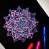 Gélové pero Sakura Gelly Roll Moonlight - 418, fluo vermillion