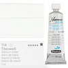 Vegánska olejová farba na vodnej báze Schmincke Norma Blue, 35 ml - 114, titanium white