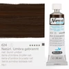 Vegánska olejová farba na vodnej báze Schmincke Norma Blue, 35 ml - 624, natural burnt umber
