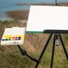 Sada akvarelových farieb Sennelier la petite Aquarelle - 12x1/2 panvičiek + štetec s nádržkou na vodu + magic arm, Hands-free