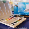Sada akvarelových farieb Sennelier la petite Aquarelle, 12x1/2 panvičiek + štetec