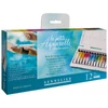 Sada akvarelových farieb Sennelier la petite Aquarelle Travel box - 12x10 ml + štetec