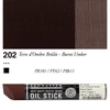 Olejová farba v tvare tyčinky Sennelier Oil Stick, 38 ml - 202, burnt umber