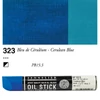 Olejová farba v tvare tyčinky Sennelier Oil Stick, 38 ml - 323, cerulean blue