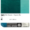 Olejová farba v tvare tyčinky Sennelier Oil Stick, 38 ml - 341, turquoise blue