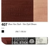Olejová farba v tvare tyčinky Sennelier Oil Stick, 38 ml - 407, van dyck brown