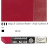 Olejová farba v tvare tyčinky Sennelier Oil Stick, 38 ml - 611, purple cadmium red