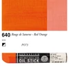 Olejová farba v tvare tyčinky Sennelier Oil Stick, 38 ml - 640, red orange
