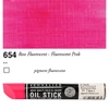 Olejová farba v tvare tyčinky Sennelier Oil Stick, 38 ml - 654, fluorescent pink