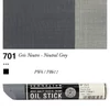 Olejová farba v tvare tyčinky Sennelier Oil Stick, 38 ml - 701, neutral grey