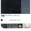 Olejová farba v tvare tyčinky Sennelier Oil Stick, 38 ml - 703, payne's grey