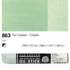 Olejová farba v tvare tyčinky Sennelier Oil Stick, 38 ml - 863, celadon