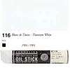 Olejová farba v tvare tyčinky Sennelier Oil Stick, 96 ml - 116, titanium white