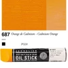 Olejová farba v tvare tyčinky Sennelier Oil Stick, 96 ml - 687, cadmium orange