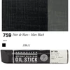 Olejová farba v tvare tyčinky Sennelier Oil Stick, 96 ml - 759, mars black