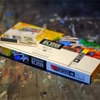 Sennelier Oil Stick sada olejových farieb v tyčinke s príslušenstvom – 12 x 38 ml, v drevenej krabičke