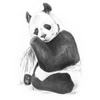 Obraz 2/2 - Mini sada nástrojov na kreslenie náčrtov s grafickými nástrojmi, 12x18 cm - Panda