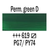Akrylová farba Talens Amsterdam, 20 ml - 619, permanent green deep