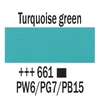 Akrylová farba Talens Amsterdam, 1000 ml - 661, turquoise green