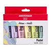 Sada akrylových farieb Talens Amsterdam - 6x20 ml, pastelové farby