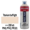Akrylová farba v spreji na vodnej báze Talens Amsterdam, 400 ml - 289, titanium buff light