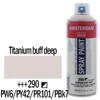 Akrylová farba v spreji na vodnej báze Talens Amsterdam, 400 ml - 290, titanium buff deep