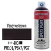 Akrylová farba v spreji na vodnej báze Talens Amsterdam, 400 ml - 403, vandyke brown