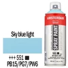 Akrylová farba v spreji na vodnej báze Talens Amsterdam, 400 ml - 551, sky blue light