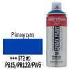 Akrylová farba v spreji na vodnej báze Talens Amsterdam, 400 ml - 572, primary cyan