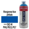 Akrylová farba v spreji na vodnej báze Talens Amsterdam, 400 ml - 582, manganese blue phthalo