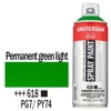 Akrylová farba v spreji na vodnej báze Talens Amsterdam, 400 ml - 618, permanent green light